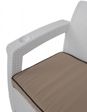 Комплект уличной мебели Yalta Premium Terrace Set (Ялта) белый (+подушки под спину) в Лысьве - lysva.mebel24.online | фото 5