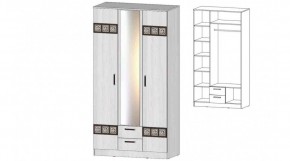 КОСТА-РИКА Шкаф 3-х створчатый (анкор светлый) в Лысьве - lysva.mebel24.online | фото