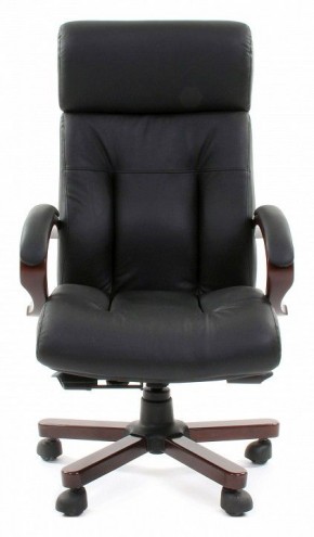 Кресло для руководителя Chairman 421 черный/орех темный, черный в Лысьве - lysva.mebel24.online | фото 2