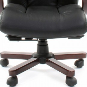 Кресло для руководителя Chairman 421 черный/орех темный, черный в Лысьве - lysva.mebel24.online | фото 4