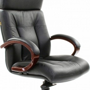 Кресло для руководителя Chairman 421 черный/орех темный, черный в Лысьве - lysva.mebel24.online | фото 6