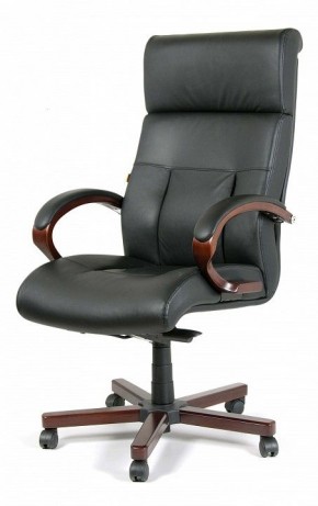 Кресло для руководителя Chairman 421 черный/орех темный, черный в Лысьве - lysva.mebel24.online | фото 7