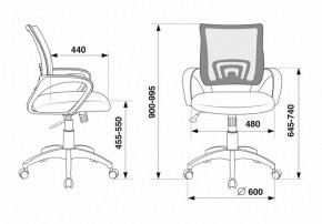 Кресло компьютерное CH-695N/SL/OR/BLACK в Лысьве - lysva.mebel24.online | фото 6