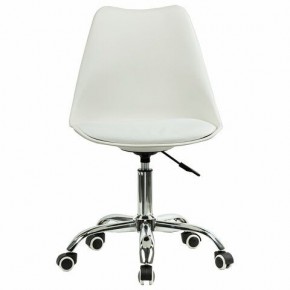 Кресло стул BRABIX "Eames MG-310 CH", хром, пластик белый, экокожа белая, 532923 в Лысьве - lysva.mebel24.online | фото 1