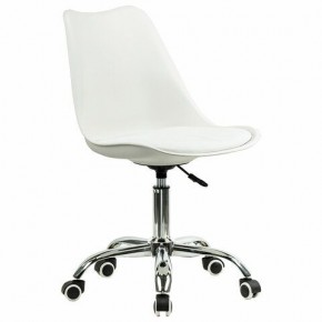 Кресло стул BRABIX "Eames MG-310 CH", хром, пластик белый, экокожа белая, 532923 в Лысьве - lysva.mebel24.online | фото 2