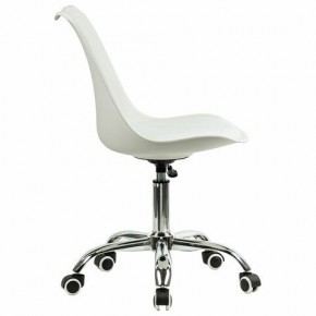 Кресло стул BRABIX "Eames MG-310 CH", хром, пластик белый, экокожа белая, 532923 в Лысьве - lysva.mebel24.online | фото 3