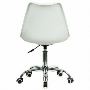 Кресло стул BRABIX "Eames MG-310 CH", хром, пластик белый, ткань серая, 532924 в Лысьве - lysva.mebel24.online | фото 4