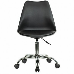 Кресло стул BRABIX "Eames MG-310 CH", хром, пластик черный, экокожа черная, 532925 в Лысьве - lysva.mebel24.online | фото 1