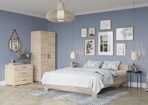Кровать 1,6 VICTOR + основание (Сонома) в Лысьве - lysva.mebel24.online | фото 4