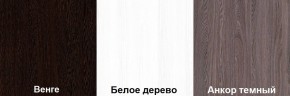 Кровать-чердак Пионер 1 (800*1900) Белое дерево, Анкор темный, Венге в Лысьве - lysva.mebel24.online | фото 3