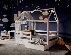 Кровать-домик 80*190 Белый в Лысьве - lysva.mebel24.online | фото