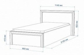 Кровать односпальная Нобиле Кр-90 в Лысьве - lysva.mebel24.online | фото 2