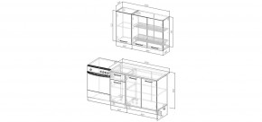 Кухонный гарнитур Антик 1200 (Стол. 26мм) в Лысьве - lysva.mebel24.online | фото 2