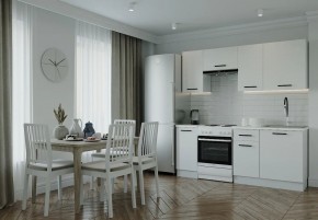 Кухонный гарнитур Белый Глянец 2000 (Стол. 38мм) в Лысьве - lysva.mebel24.online | фото