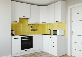 Кухонный гарнитур Белый Глянец 2200*1600 h950 (Стол. 38мм) в Лысьве - lysva.mebel24.online | фото