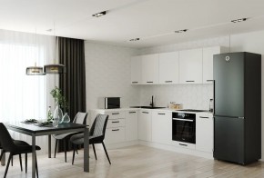 Кухонный гарнитур Белый Глянец 2600*1600 (Стол. 38мм) в Лысьве - lysva.mebel24.online | фото