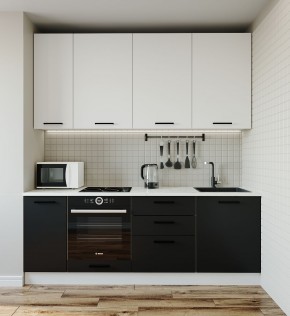 Кухонный гарнитур Графика 2200 (Стол. 38мм) в Лысьве - lysva.mebel24.online | фото