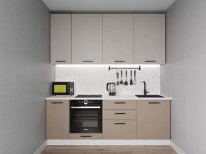 Кухонный гарнитур Каппучино 2200 h950 (Стол. 26мм) в Лысьве - lysva.mebel24.online | фото
