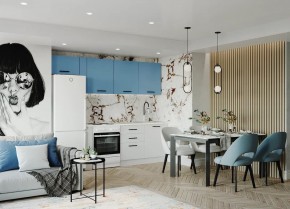 Кухонный гарнитур Капри 2550 (Стол. 38мм) в Лысьве - lysva.mebel24.online | фото