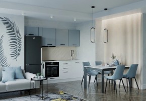 Кухонный гарнитур Ниагара 2550 (Стол. 26мм) в Лысьве - lysva.mebel24.online | фото 1