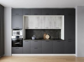 Кухонный гарнитур Санторини 3400 (Стол. 38мм) в Лысьве - lysva.mebel24.online | фото