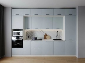 Кухонный гарнитур Смоки 3400 (Стол. 38мм) в Лысьве - lysva.mebel24.online | фото