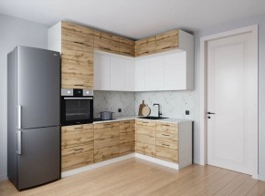 Кухонный гарнитур угловой Лада 2200*1700 (Стол. 38мм) в Лысьве - lysva.mebel24.online | фото 1