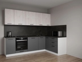 Кухонный гарнитур угловой Санторини 2600*1600 (Стол. 38мм) в Лысьве - lysva.mebel24.online | фото 1