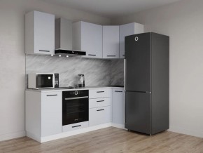 Кухонный гарнитур угловой Смоки 2200*1000 (Стол. 38 мм) в Лысьве - lysva.mebel24.online | фото 1