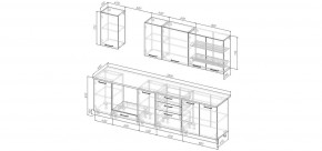 Кухонный гарнитур Умбра 2800 (Стол. 38мм) в Лысьве - lysva.mebel24.online | фото 2
