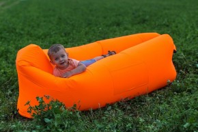 Лежак надувной Lamzac Airpuf Оранжевый в Лысьве - lysva.mebel24.online | фото 4