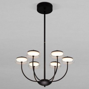 Люстра на штанге Eurosvet Fungo 50388 LED черный в Лысьве - lysva.mebel24.online | фото
