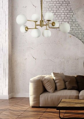 Люстра на штанге Maytoni Erich MOD221-PL-08-G в Лысьве - lysva.mebel24.online | фото 4
