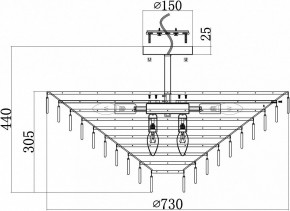 Люстра на штанге Maytoni Mazzo MOD130CL-14G в Лысьве - lysva.mebel24.online | фото 4