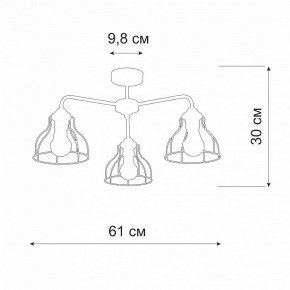 Люстра на штанге Vitaluce V3102 V3102-1/3PL в Лысьве - lysva.mebel24.online | фото 2