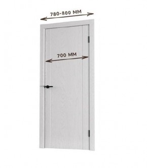 Межкомнатная дверь Bolivar Каньон браун (комплект) 700 в Лысьве - lysva.mebel24.online | фото