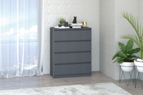 МС "Хилтон" Комод №1 800 (4 ящ.) графит в Лысьве - lysva.mebel24.online | фото