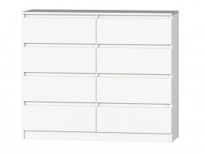 МС "Хилтон" Комод №3 1200 (8 ящ.) белый текстурный в Лысьве - lysva.mebel24.online | фото 2