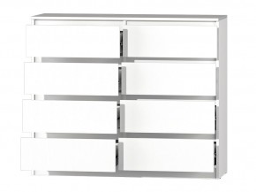 МС "Хилтон" Комод №3 1200 (8 ящ.) белый текстурный в Лысьве - lysva.mebel24.online | фото 3