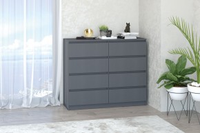 МС "Хилтон" Комод №3 1200 (8 ящ.) графит в Лысьве - lysva.mebel24.online | фото