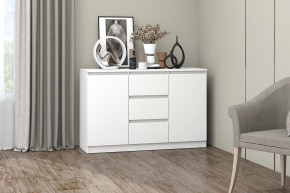 МС "Хилтон" Комод №4 1200 (белый текстурный) в Лысьве - lysva.mebel24.online | фото