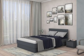 МС "Хилтон" Кровать 1,4 (графит) в Лысьве - lysva.mebel24.online | фото