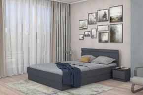 МС "Хилтон" Кровать 1,6 (графит) в Лысьве - lysva.mebel24.online | фото