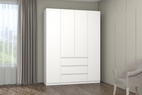 МС "Хилтон" Шкаф №1 1600 (Белый текстурный) в Лысьве - lysva.mebel24.online | фото