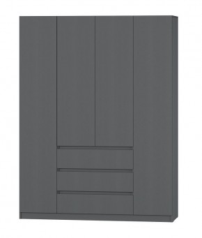 МС "Хилтон" Шкаф №1 1600 (Графит) в Лысьве - lysva.mebel24.online | фото 2