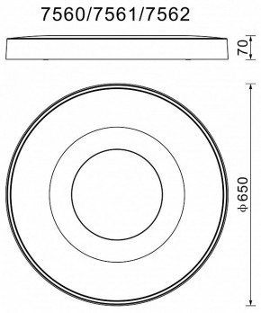 Накладной светильник Mantra Coin 7560 в Лысьве - lysva.mebel24.online | фото 3