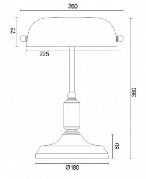 Настольная лампа офисная Maytoni Kiwi Z153-TL-01-BS в Лысьве - lysva.mebel24.online | фото 2