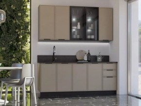 НИКОЛЬ Кухонный гарнитур 2000/900 (Холст Латте) в Лысьве - lysva.mebel24.online | фото