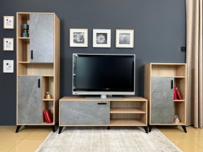 ОСКАР TRIO Гостиная (дуб золотой/каспий темный) в Лысьве - lysva.mebel24.online | фото 2
