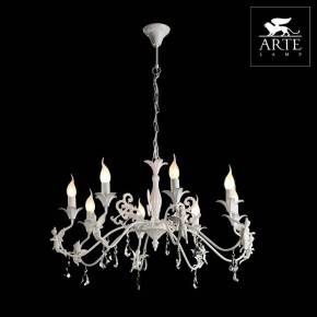 Подвесная люстра Arte Lamp Angelina A5349LM-8WH в Лысьве - lysva.mebel24.online | фото 2